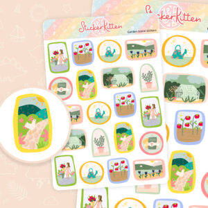 Garden Scene Stickers