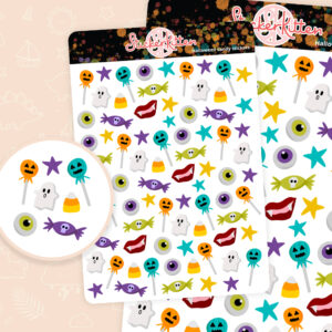 Halloween Candy Stickers