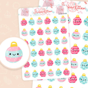 Christmas Bauble Stickers
