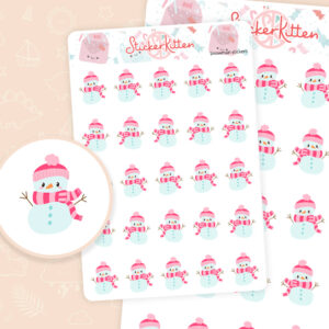 Snowman Stickers