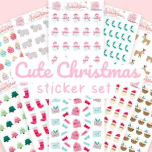Cute Christmas Sticker Set