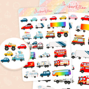 Mixed Vehicle Stickers
