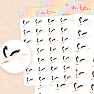 Stork Stickers – Neutral