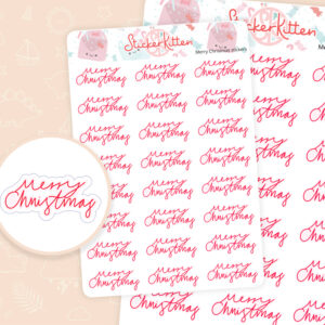 Merry Christmas Stickers