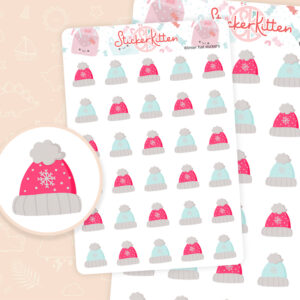 Winter Hat Stickers