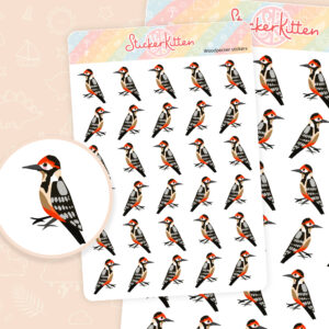 Woodpecker Stickers
